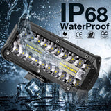 7inch CREE LED Work Light Bar Spot Flood Work Driving Lights OffRoad 4WD X 2 - AUPK