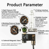 AquariumCO2 Regulator Solenoid Valve Check Magnetic Valve Bubble Counter - AUPK