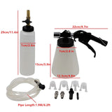 Air Brake Bleeder Kit Vacuum Oil Bleeding Extractor Fluid Fill Adapter Clutch - AUPK