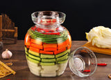 Fermentation Jar   Chinese and Korean Pickling Kimchi jar 2.5L to 10L  Water Seal - AUPK