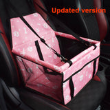 Travel Cat Dog Pet Car Booster Seat Puppy Auto Carrier Safety Protector Basket - AUPK