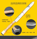 Uncapping Knife - Serrated Edge Multi-Function stainless steel knife for honey frame - AUPK