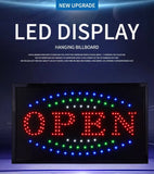 Open business sign super bright LED shop OPEN advertising sign light  48x25 CM - AUPK