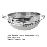 Honey Strainer Filter Stainless Steel Double Sieve - AUPK