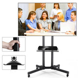TV Stand Mobile Flat Screen TV stands with Swivel Mount Bracket 32 42 50 55 60 65 inch - AUPK