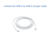 96W USB C Notebook Laptop Quick MagSaf* Power Adapter PD Fast Charger For Macbook Air Pro 16''17'' Xiaomi HP Microsoft Samsung - AUPK