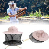 bee Beekeeping hat and Veil/Beekeeper Head Net Head Anti-Bee Hat - AUPK