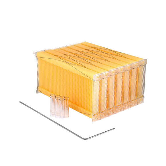 7PCS Upgraded Auto Flow Honey Beekeeping Beehive Bee Comb - AUPK