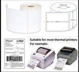 Thermal Shipping Labels 100mm X 150mm (4x6) - 350 Labels per Roll - AUPK