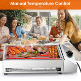 Stainless Steel Smokeless BBQ Grill Countertop Barbecue Oven for Indoor & Outdoor - AUPK