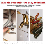 8 In 1 Home Sink Basin Wrench Faucet Install Tap Spanner Repair Tool Adjustable - AUPK