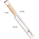 Uncapping Knife - Serrated Edge Multi-Function stainless steel knife for honey frame - AUPK