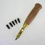 Professional 18 Pcs Leather Craft Tools Kit Hand Sewing Stitching Punch Carving Work Saddle Leathercraft Accessories - AUPK