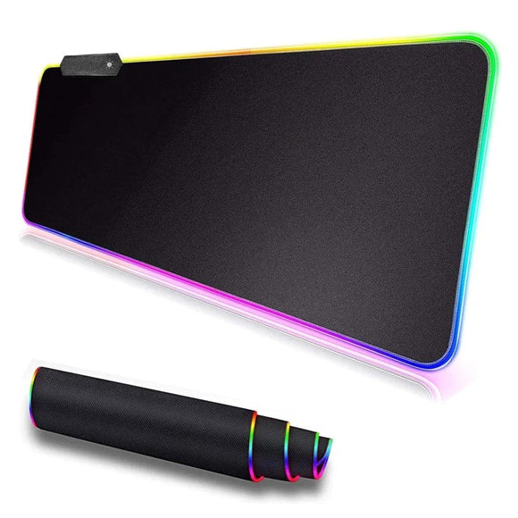 LED Gaming Mouse Pad Large RGB Extended Mouse pad (80x30 or 90x40 cm) - AUPK