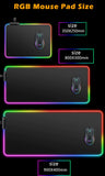 LED Gaming Mouse Pad Large RGB Extended Mouse pad Keyboard Desk Anti-slip Mat - AUPK