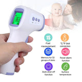 Infrared Forehead Thermometer Non-Contact Digital Adult Body Termometer Kids - AUPK