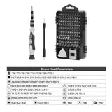 115 Phone  Screwdriver Set Kit Precision Computer Watch Repair Tool Magnetic - AUPK