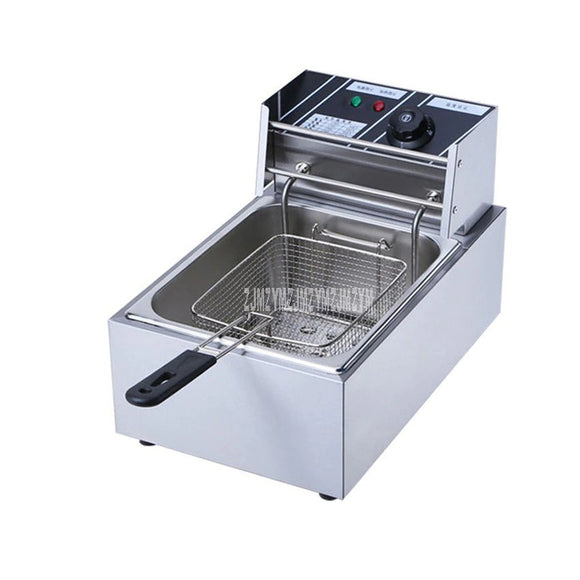 10L Electric Deep Fryer Single Tanks  Fryer French Frying Machine 2500W - AUPK