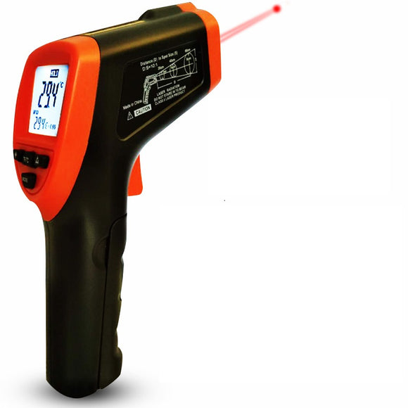 Digital Infrared Thermometer Gun IR Industrial Temperature Gun - AUPK